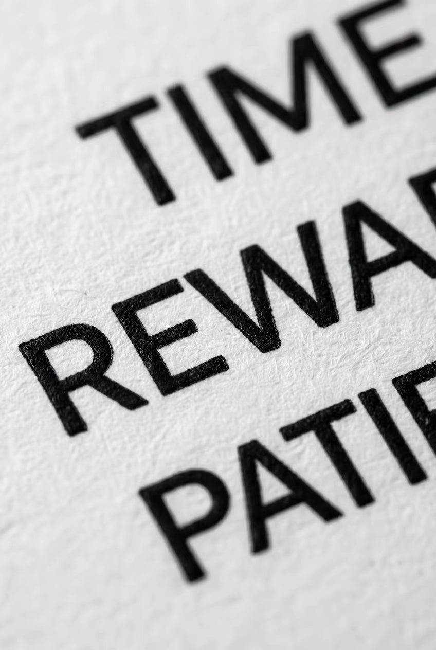 Time Rewards Patience - Entrepreneur Mindset Poster