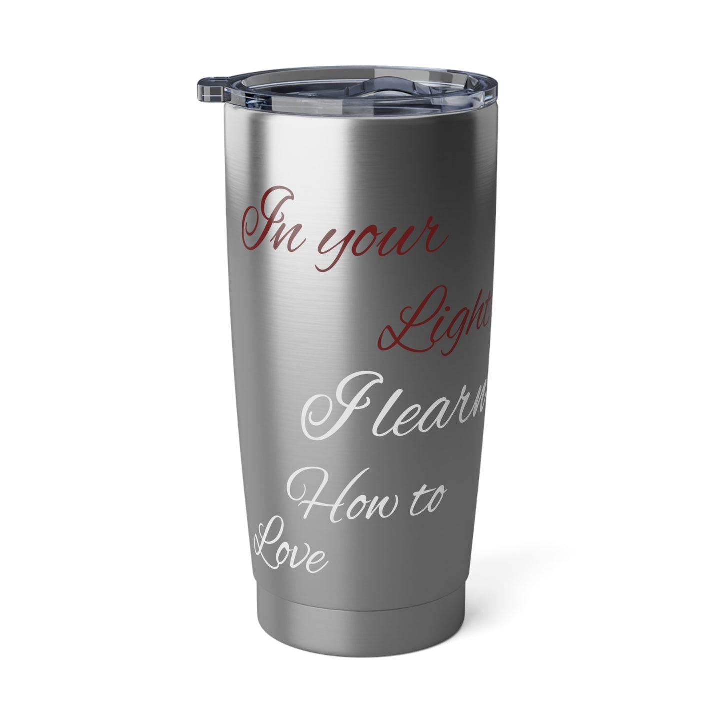 Travel Mug, Inspirational Vagabond 20oz Tumbler, Stainless Steel Cup, Personalized Gift, Motivational Beverage Holder