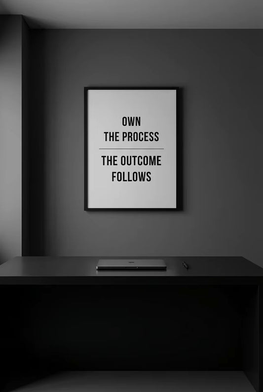 Own The Process - Entrepreneur Mindset Poster