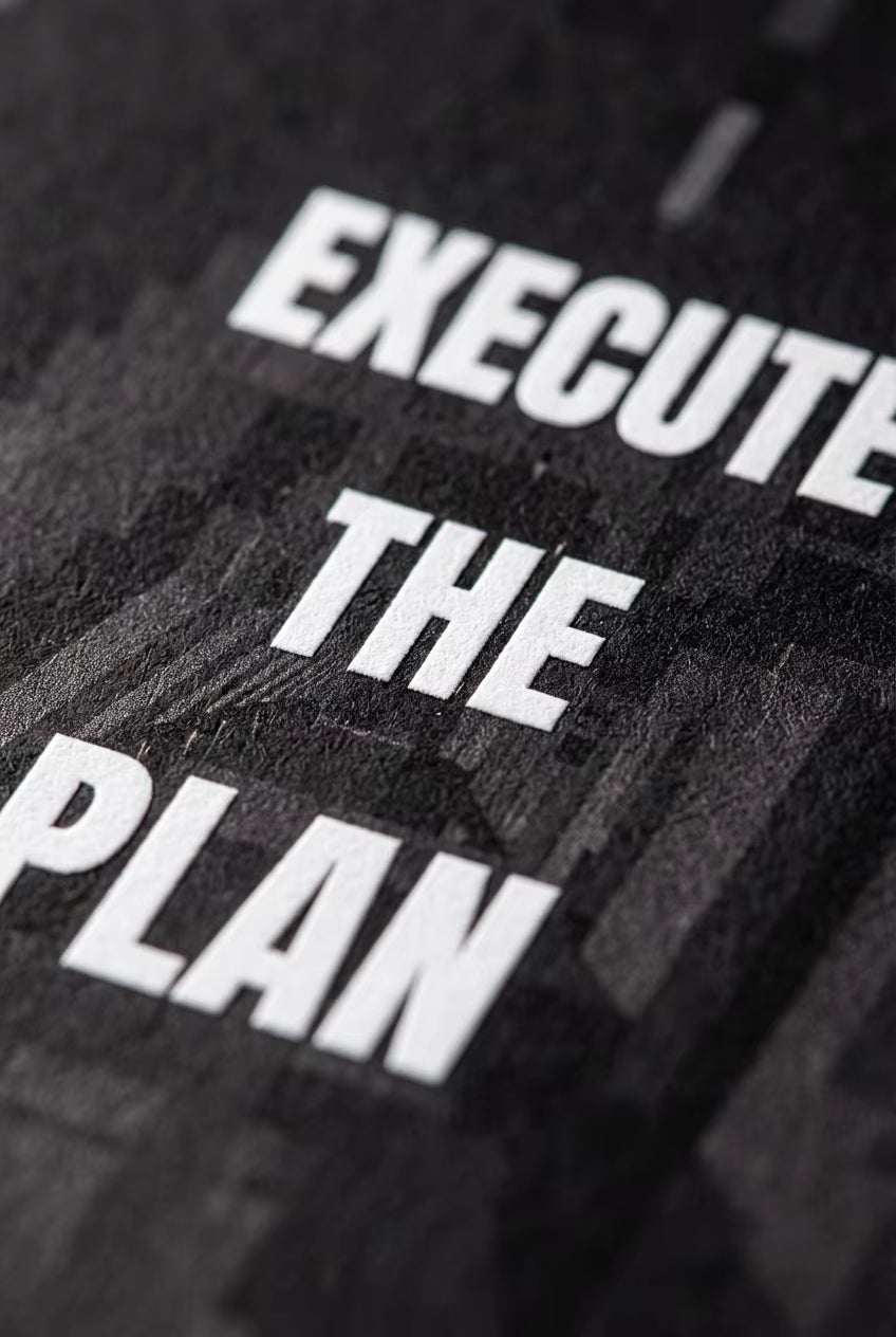 Execute The Plan - Trader Discipline Poster