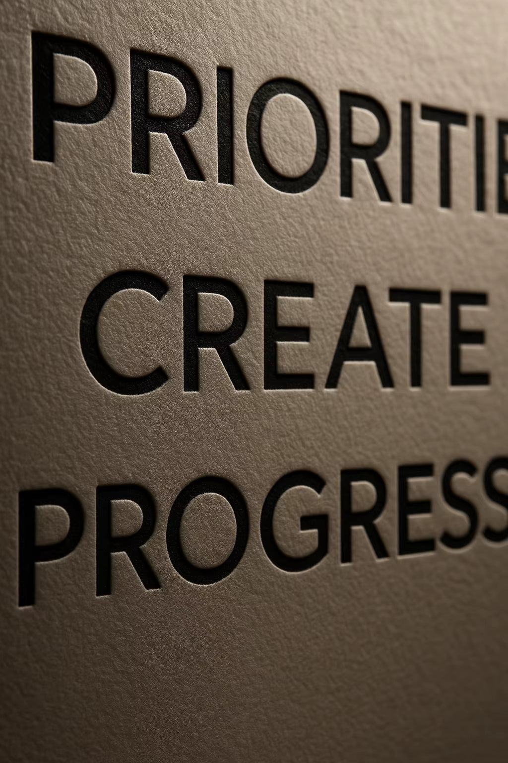 Priorities Create Progress - Focus & Execution Series