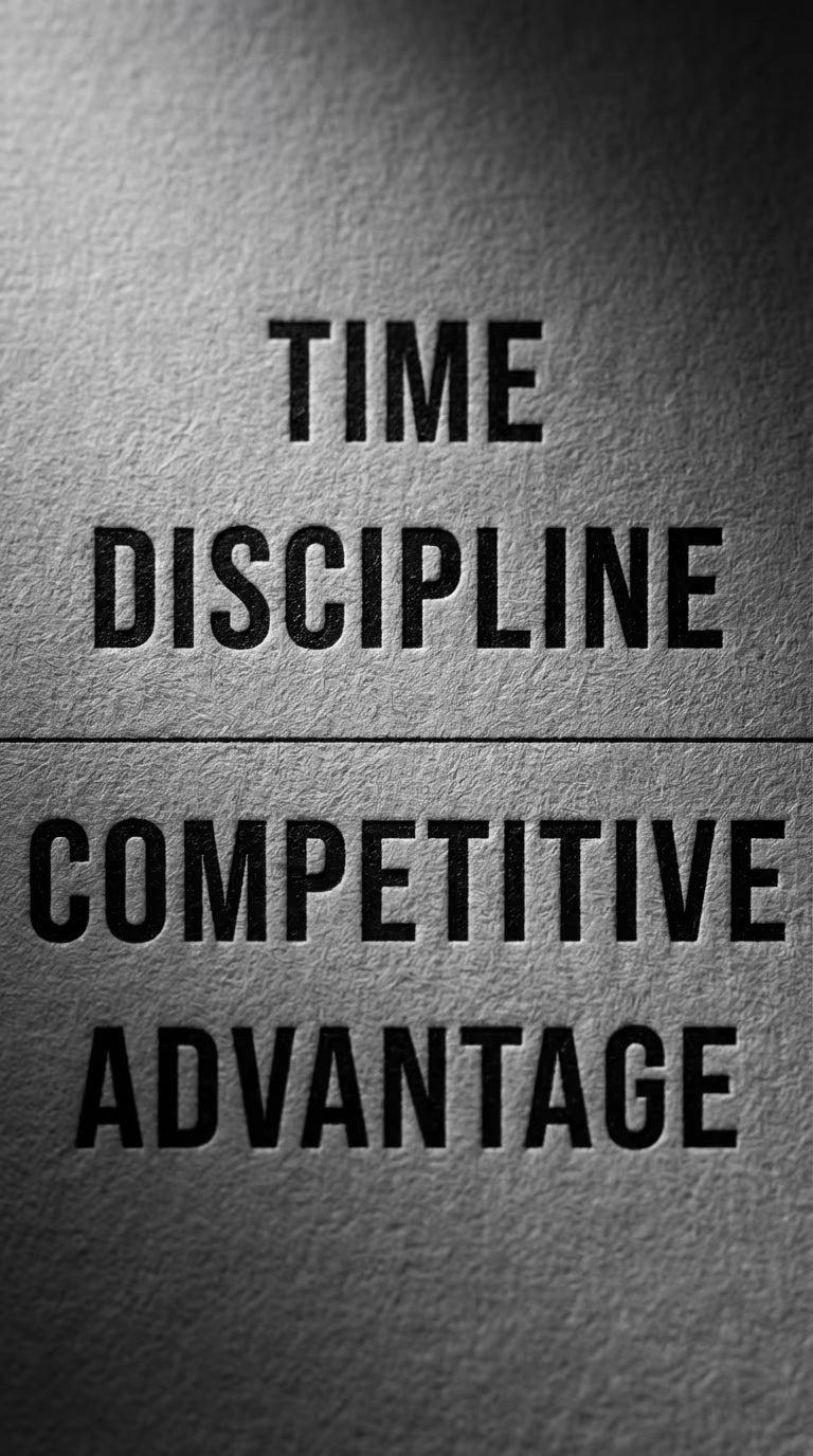 Time Discipline Competitive Advantage - Focus & Execution Series