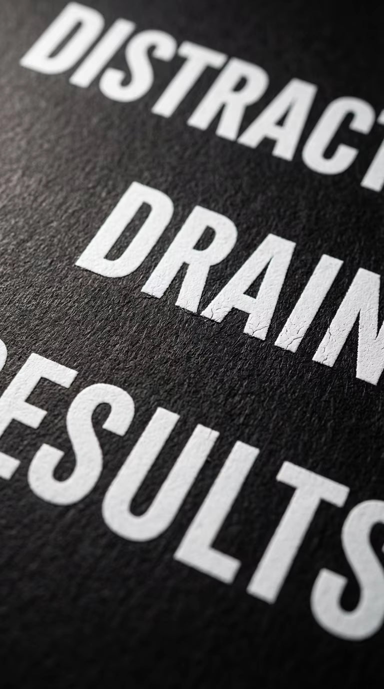 Distraction Drain Results - Focus & Execution Series